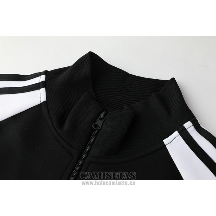 Chandal de Chaqueta del Real Madrid 2020-2021 Negro y Blanco